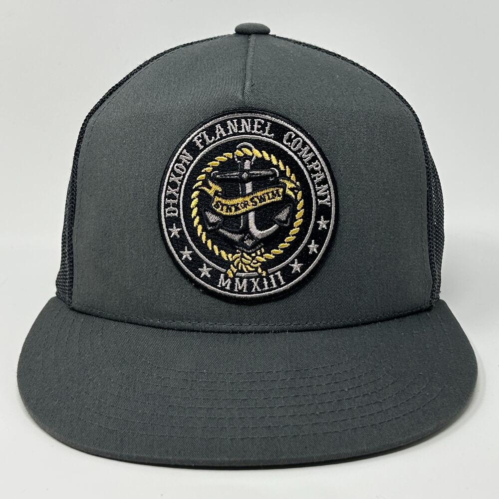 Dixxon Flannel Company Patch Trucker Hat Baseball Cap Sink or Swim Snapback Gray